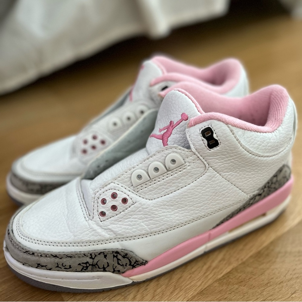 pink jordan 3s